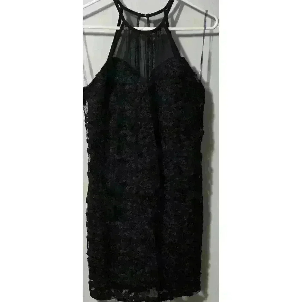 Women's Papermoon Black Lace‎ Dress Size L